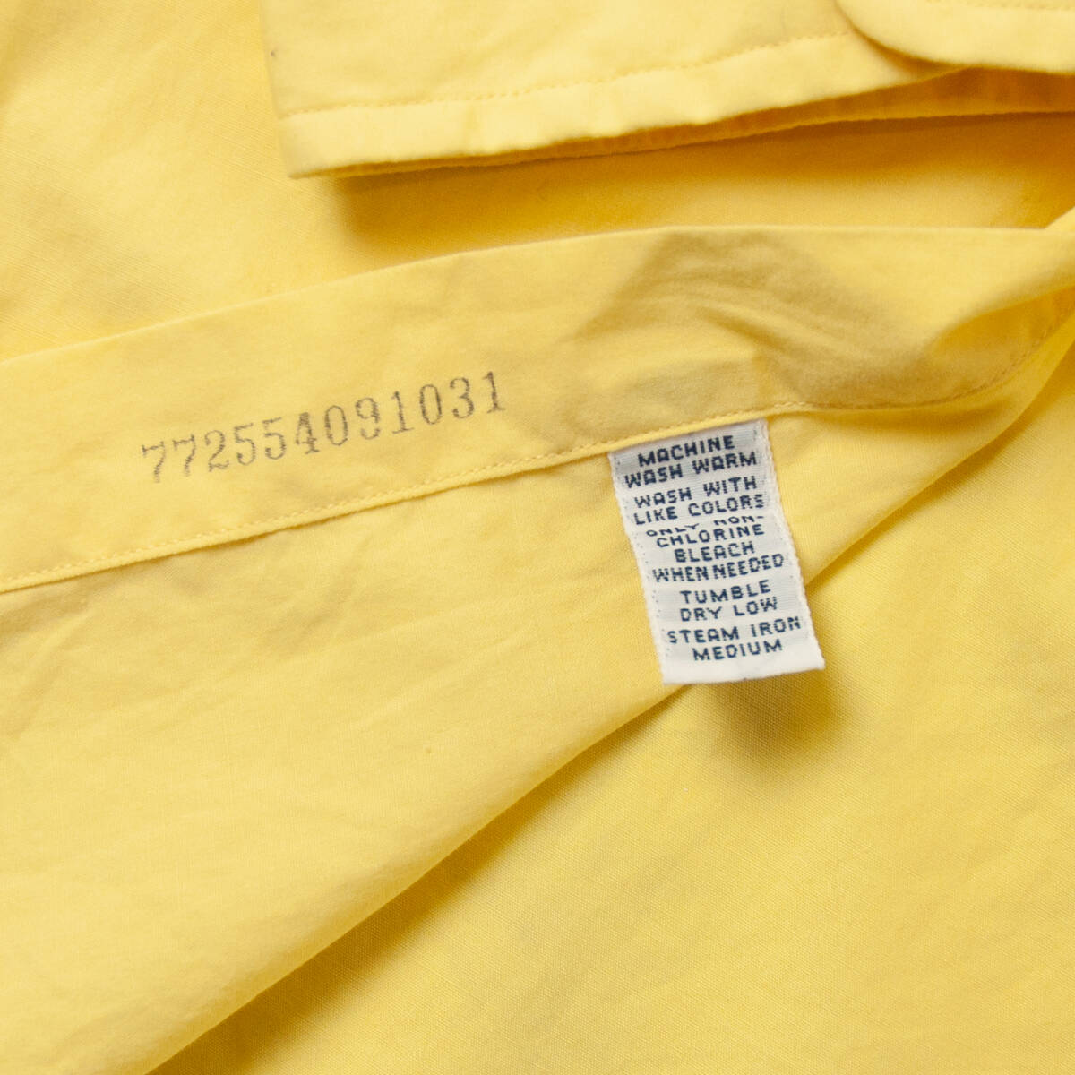 1990s ラルフローレン シャツ Ralph Lauren YARMOUTH Button Down Shirts Lemon Yellow_画像7