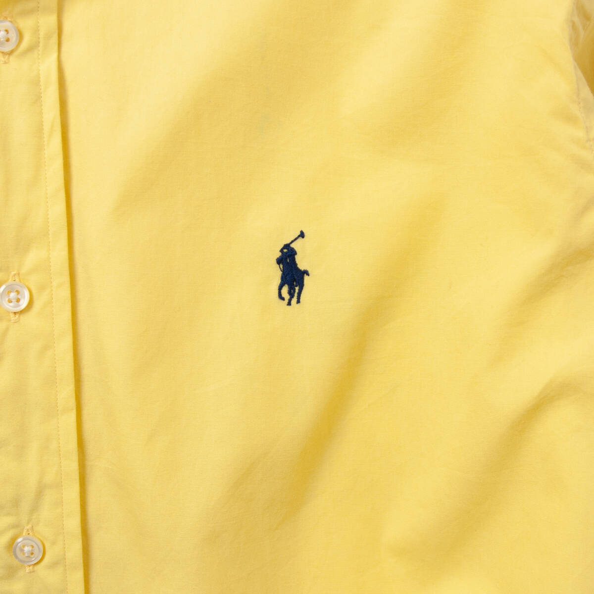 1990s ラルフローレン シャツ Ralph Lauren YARMOUTH Button Down Shirts Lemon Yellow_画像4