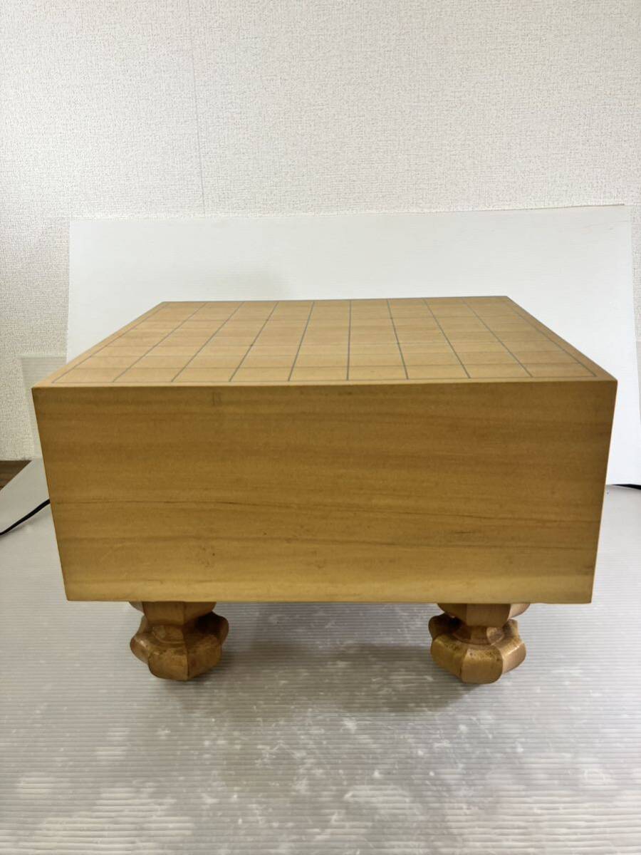 C11 将棋盤 木製 足付き 34.7×31.7×25.1cm 厚み15cm脚付の画像2