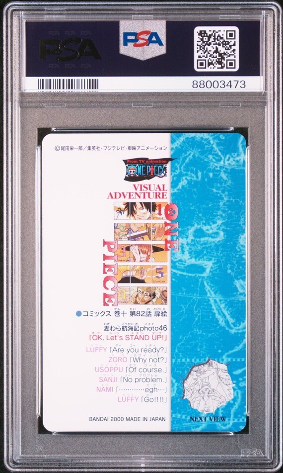 PSA10 No 60 麦わら航海記Photo46 ワンピース ビジュアル PSA10 No 60 麦わら航海記Photo46 ワンピース ビジュアル