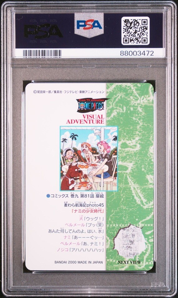 PSA10 No 59 麦わら航海記Photo45 ナミの少女時代 ワンピース PSA10 No 59 麦わら航海記Photo45 ナミの少女時代 ワンピース