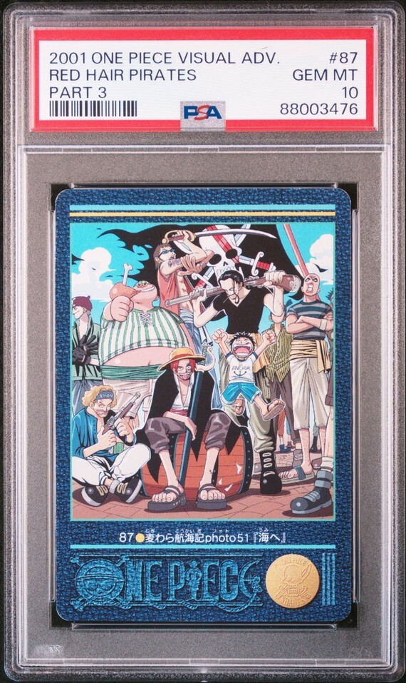 PSA10 No 87 麦わら航海記Photo51 ワンピース ビジュアル PSA10 No 87 麦わら航海記Photo51 ワンピース ビジュアル