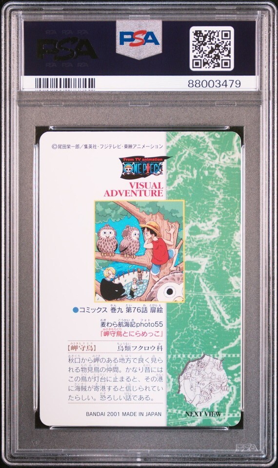 ★ PSA9 No.91 麦わら航海記Photo55 ★ ワンピース ビジュアルアドベンチャー カード ★ 鑑定品 美品 ★