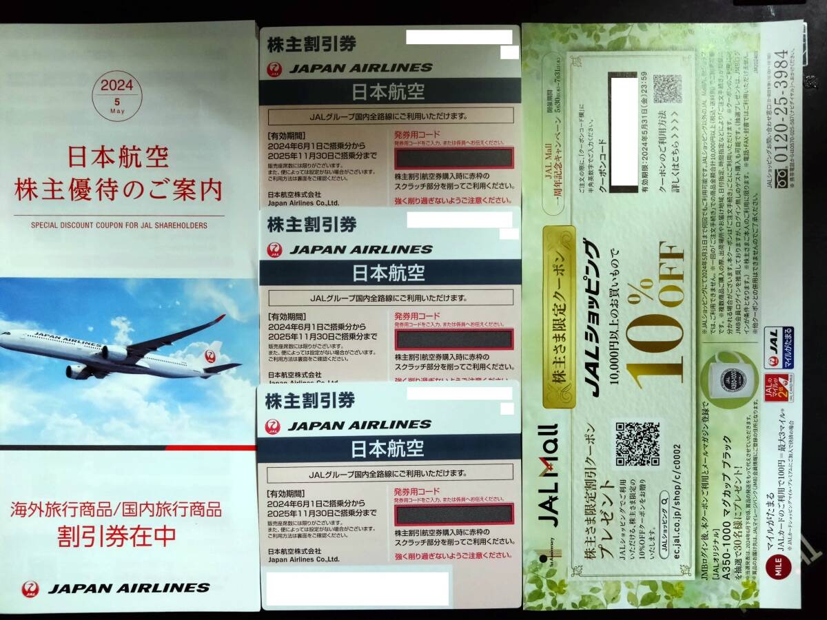 日本航空株式会社(JAL) 株主優待券_画像1