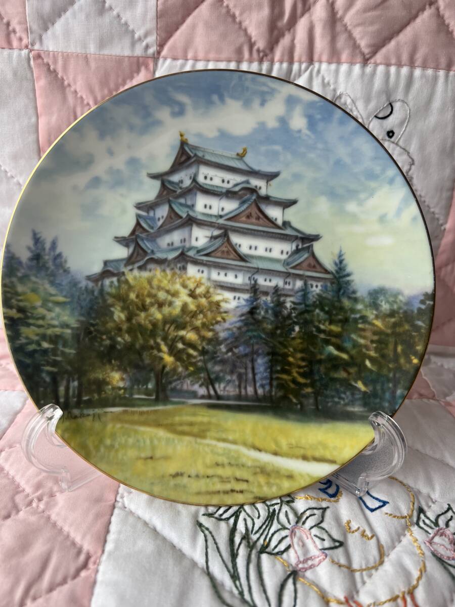  Old Noritake . замок plate Nagoya замок 
