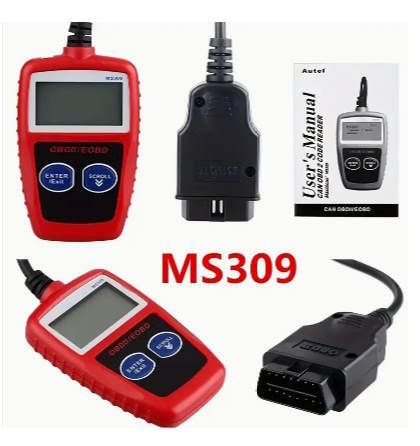 MS309 OBD2 故障コードリーダー デジタル表示付き 高精度プラグアンドプレイ 車診断ツール_画像5