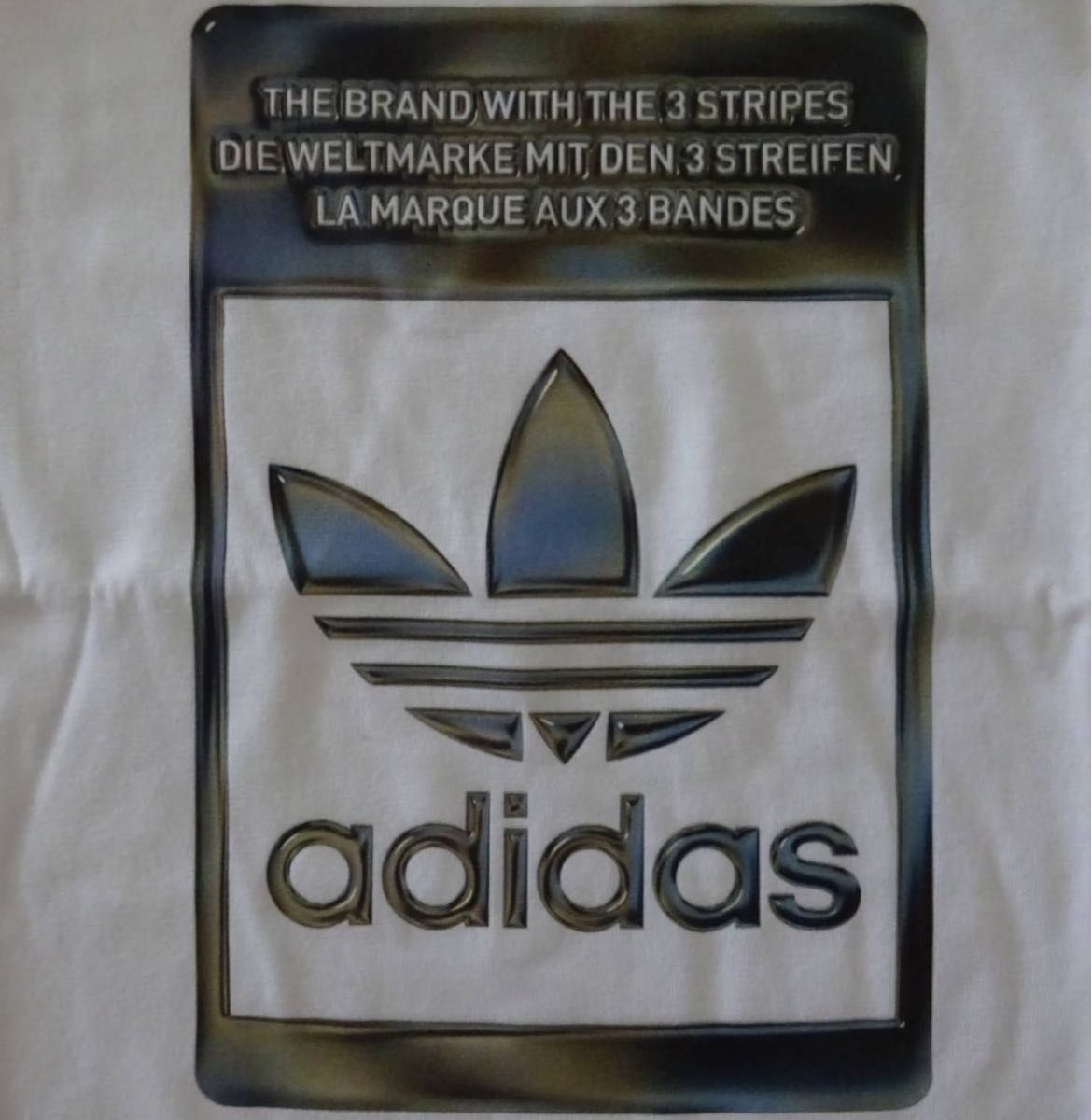 新品  M アディダスオリジナルス 快適な着心地! カモパック Tシャツ ホワイト白 adidas originalsトレフォイル