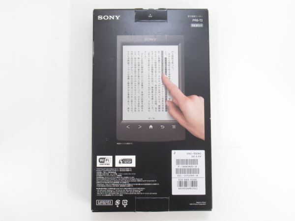 AC 18-3 не использовался содержание предмет нераспечатанный SONY Sony электронная книга PRS-T2 черный Reader