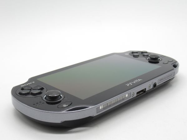 AD 1-2 SONY ソニー プレイステーション VITA PSVITA クリスタルブラック PCH-1000 XA01 動作確認済 箱.本体のみ_画像5