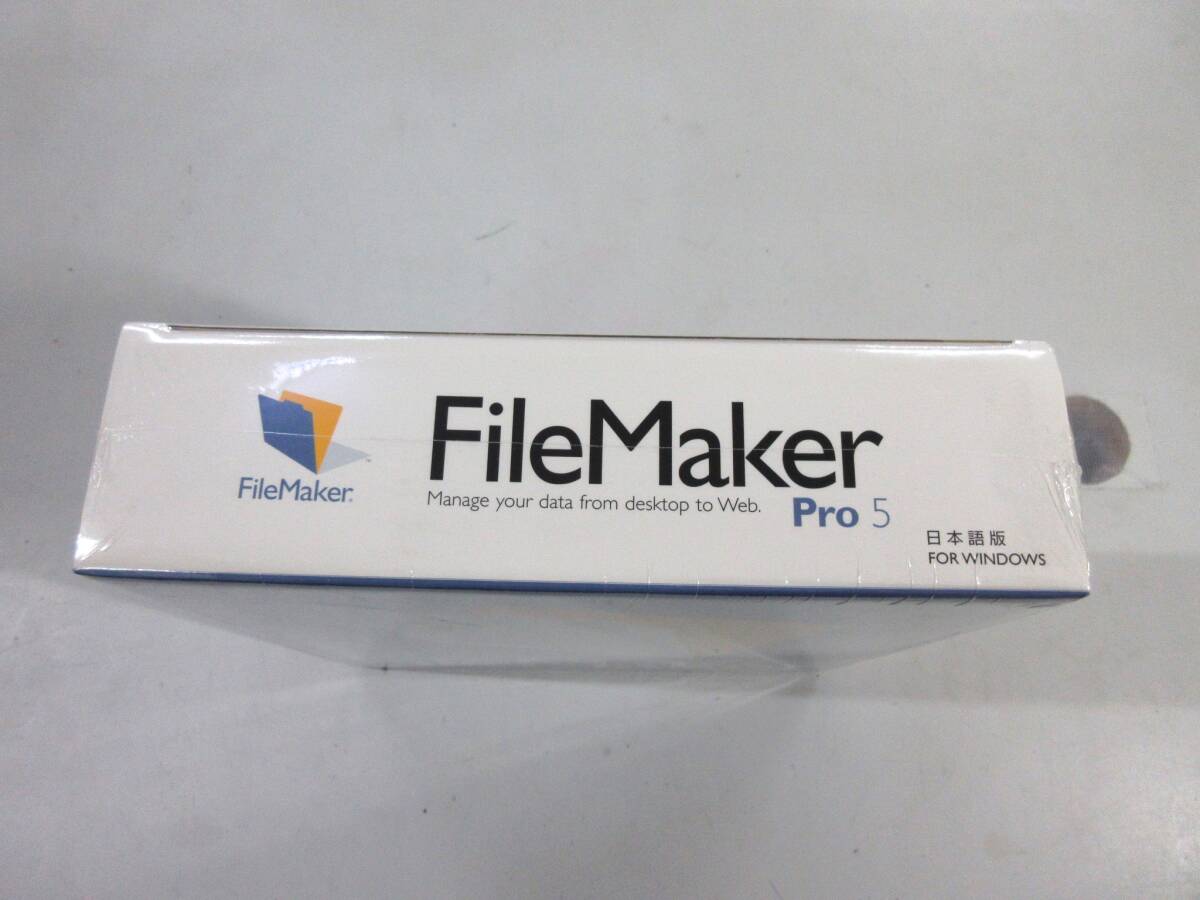  нераспечатанный  файл  производитель  FileMaker  японский язык  издание  Pro5  неиспользуемый   хранение товара 