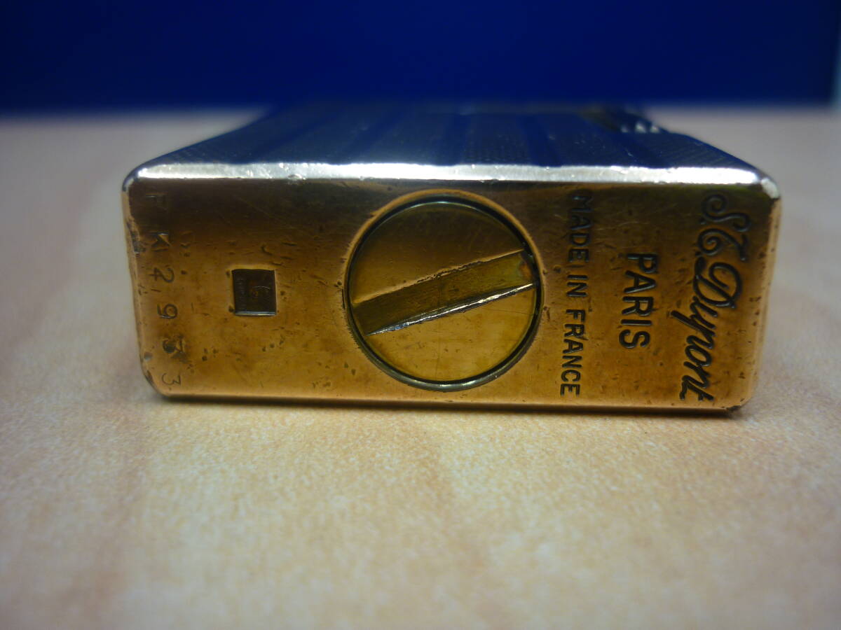 ●○542☆S.T.Dupont デュポン ライター ゴールドカラー 金メッキ 中古品○●の画像4