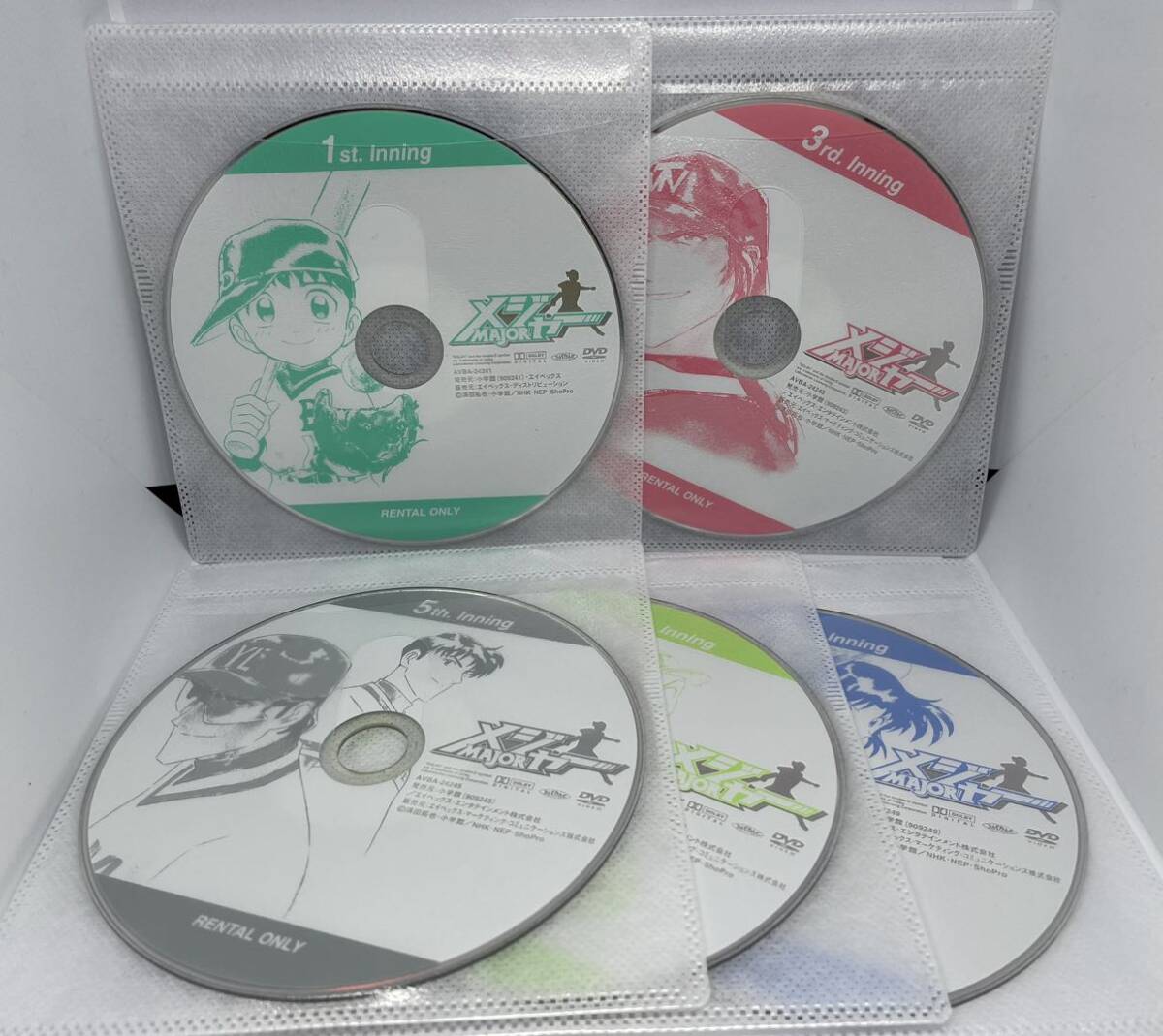 メジャー MAJOR 1期 DVD 全9巻 全巻セット レンタル落ち