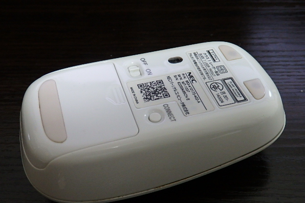  beautiful goods * operation excellent * NEC( original ) Bluetooth / Bluetooth mouse MT-1337 white postage :220 jpy 
