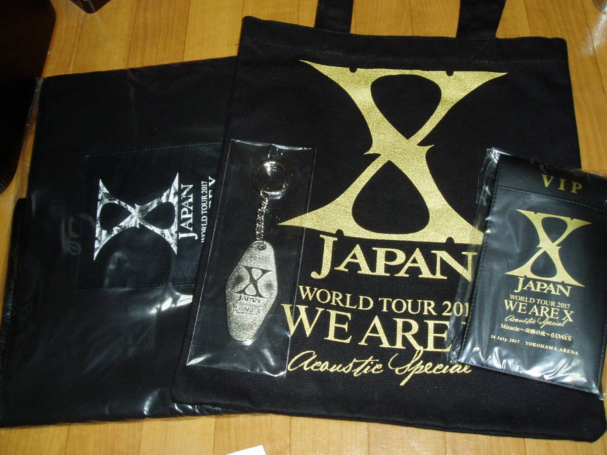 X JAPAN WE ARE X WORLD TOUR 2017 VIPゴールドグッズ 7/14 初日 全