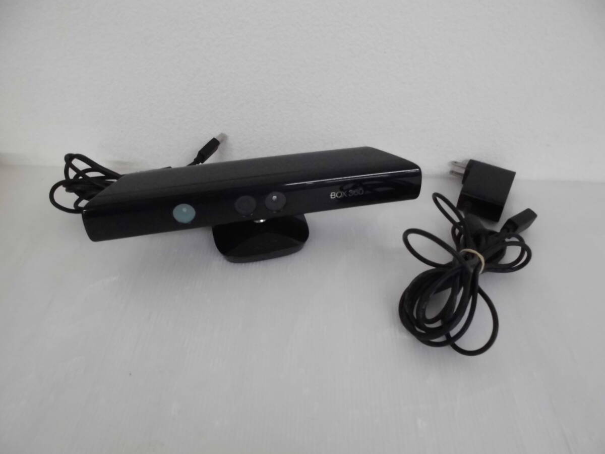 静/Kinectセンサー/初期型/Xbox 360/通電OK/使用感あり/BLACK/クイックセットアップ/他/★S-6026★_画像2