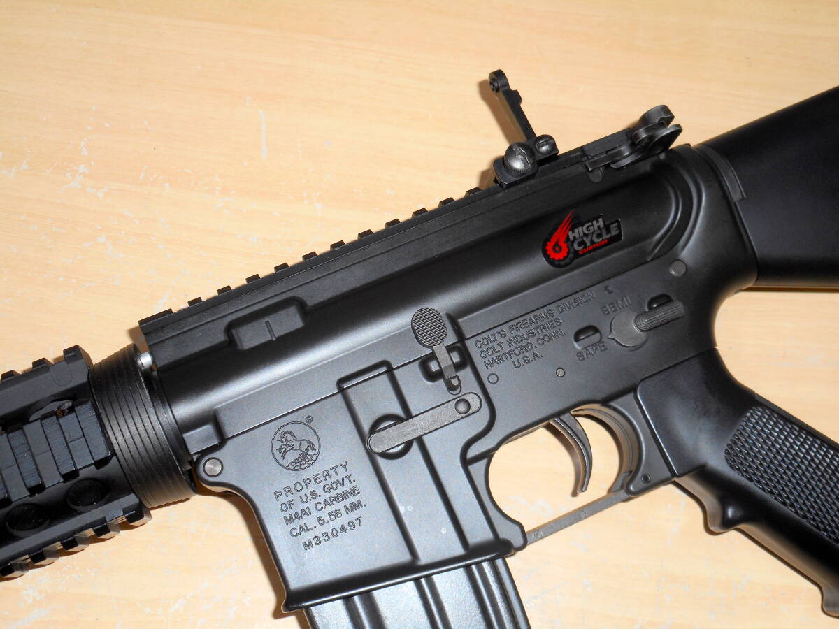 東京マルイ ハイサイクル電動ガン M4 CRW HC(Close Range Weapon:クロスレンジウェポン)_画像4