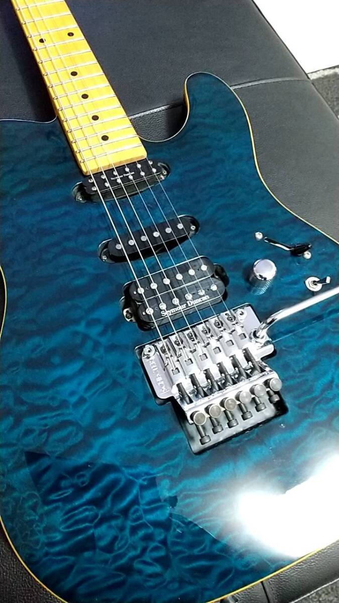 Yahoo!オークション - 極上キルト Schecter KR-1 MOD シェクター Yahoo!オークション - 極上キルト Schecter KR-1 MOD シェクター