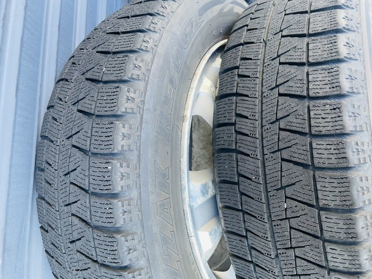 マツダ スクラムワゴン 純正 アルミ ホイール 14×4.5J DG64W 後期 DA64W エブリイワゴン タイヤ付 155/65R14 流用 スタッドレス履き潰し_画像9