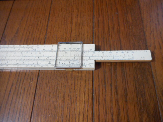 ヘンミ No.80k　29.5㎝ 計算尺　Bamboo Slide Rule　HEMMI　ケース付き　昭和レトロ_画像7