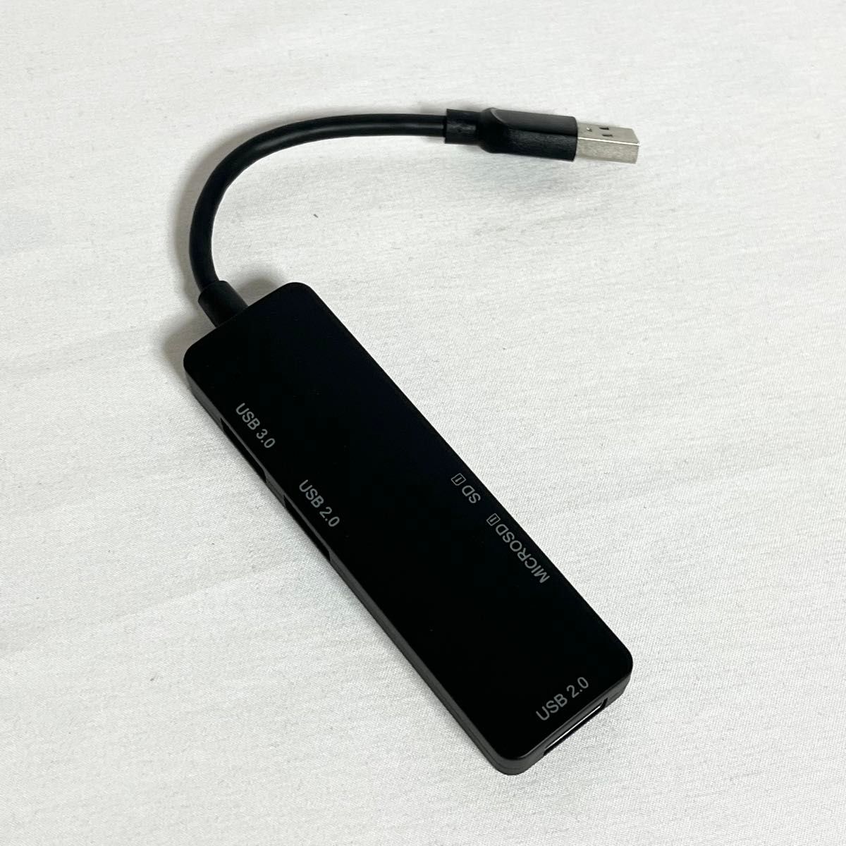 USB 3.0ハブ 小型スリム アダプター USB TF/SDカードリーダー