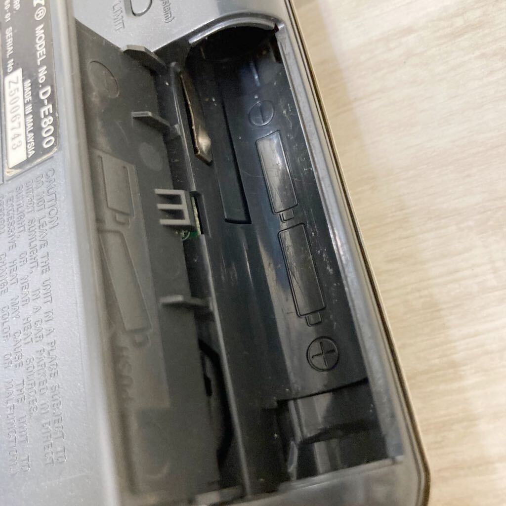 A5151◆ジャンク◆SONY ソニー CDウォークマン D-E800 動作未確認 WALKMAN 同梱不可_画像5