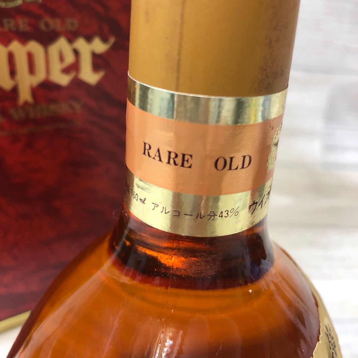 A517 ◆古酒 ◆スーパーニッカ ウイスキー オールド RARE OLD NIKKA WHISKY 特級 ニッカウヰスキー 年代物 760mlの画像4