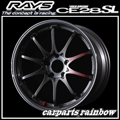 ★RAYS/レイズ VOLKRACING ボルクレーシング CE28SL 18×9.5J 5/114.3 +45★プレスドグラファイト(PG)★4本価格★_画像1