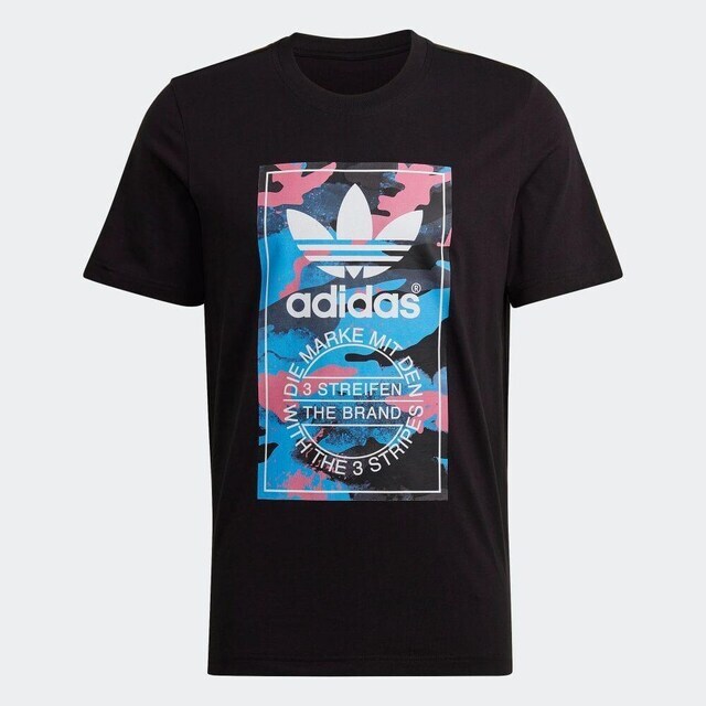 新品 adidas originals アディダスオリジナルス Tシャツ XL グラフィック カモ柄 Tee カットソー_画像1