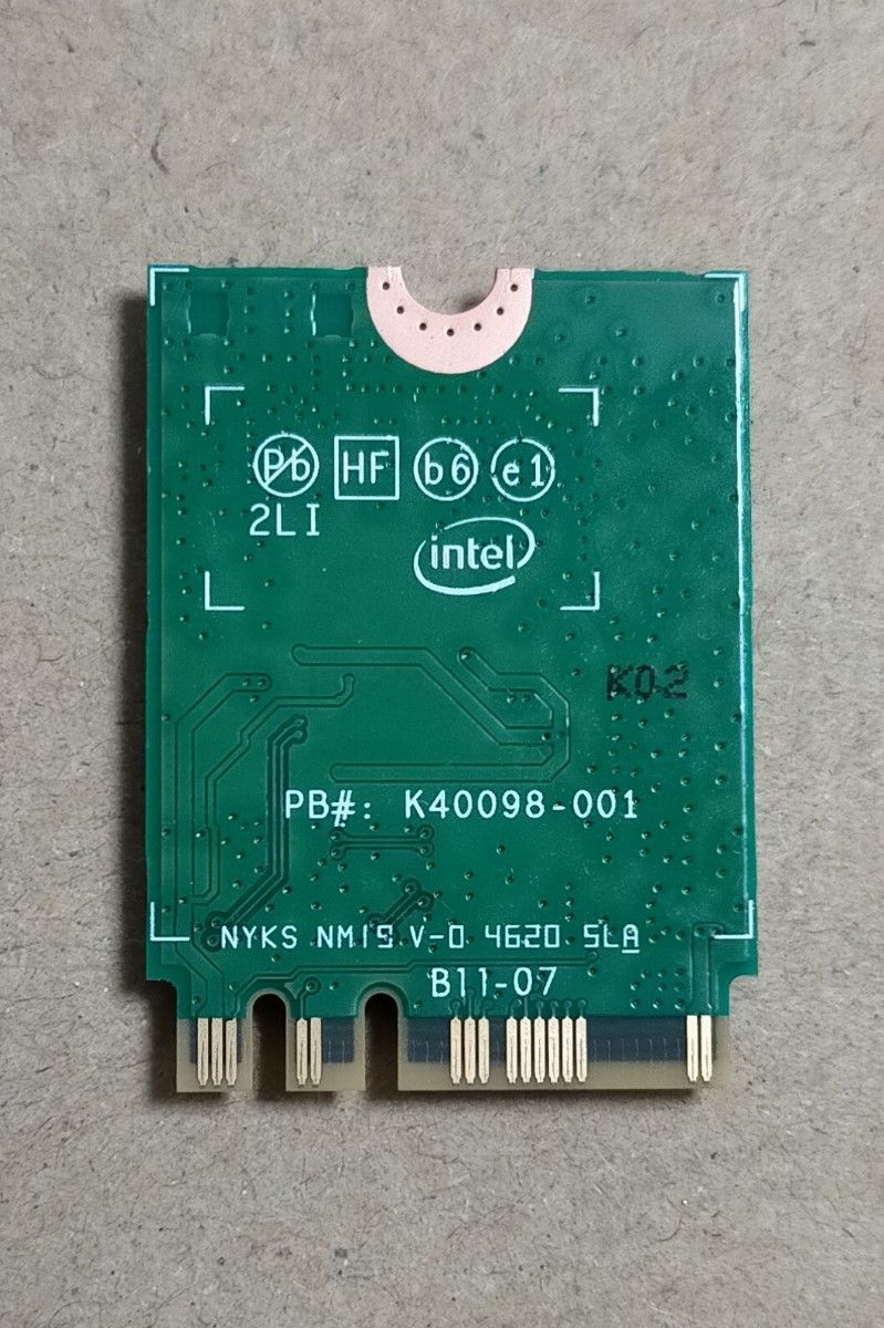 Intel AX200NGW Wi-Fi6 Bluetooth5  増設 無線LANカード