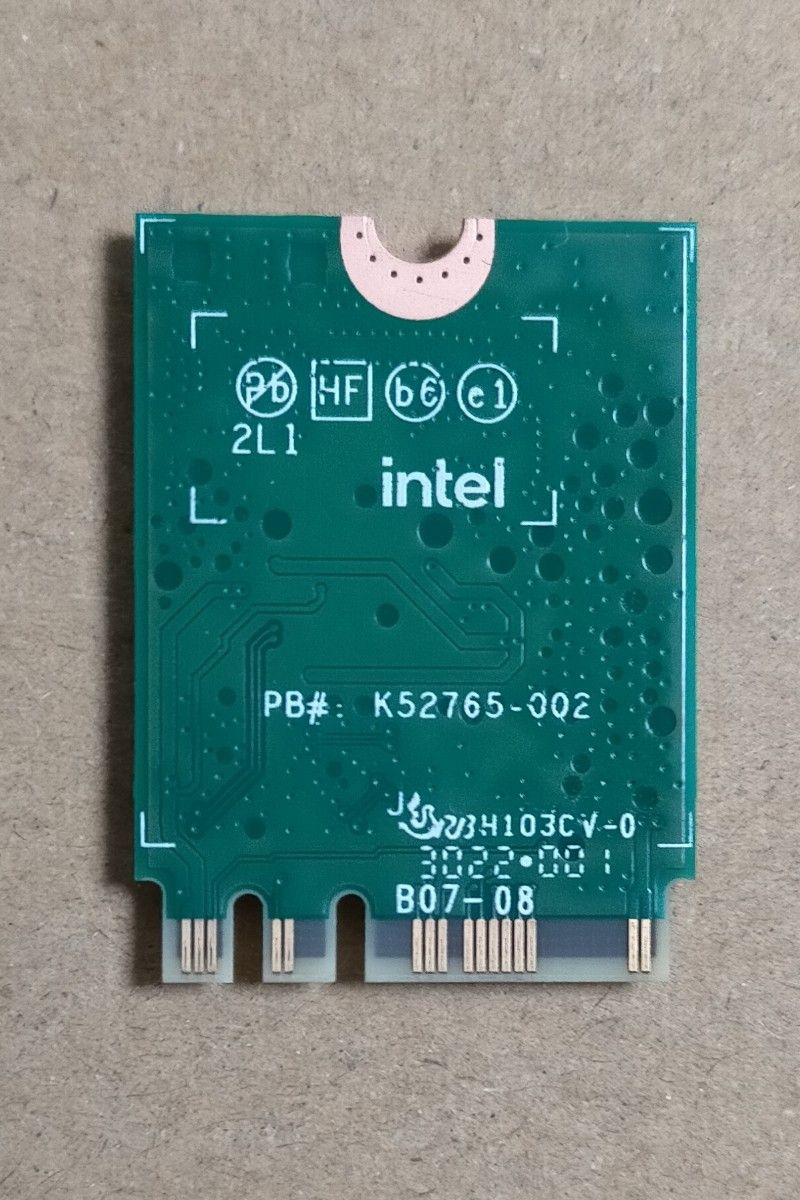 Intel AX210NGW Wi-Fi6E Bluetooth5.3  増設 無線LANカード