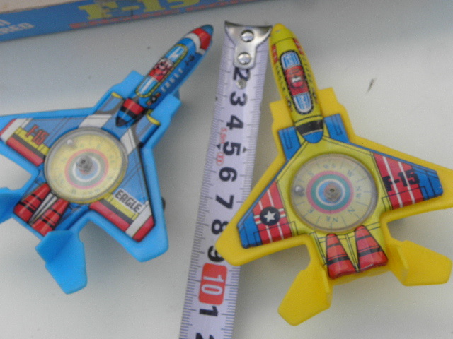 96 駄玩具 F-15 EAGLE 飛行機 12個入 / 昭和レトロ ブリキ 駄菓子屋 _画像8