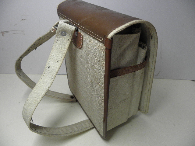 ② детский ранец бейсбол / Showa Retro битва передний школа старый инструмент Baseball сумка сумка б/у одежда Vintage 