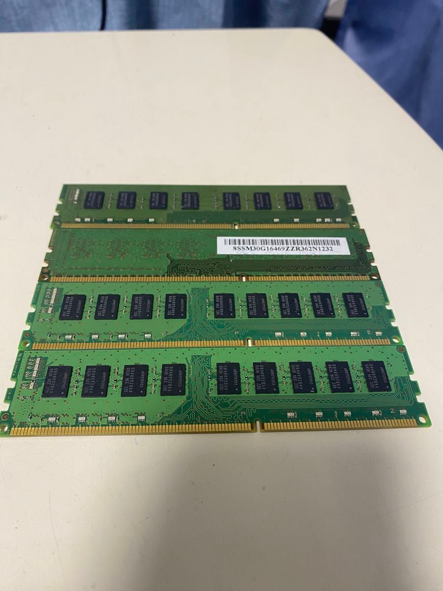 　DDR3 12800U 1600 4GB ×4 16GB 中古品