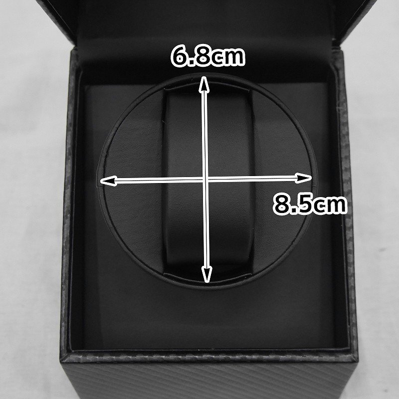 1 иен ~ распродажа заводящее устройство часы Winder 1 шт. наматывать самозаводящиеся часы часы тихий звук наручные часы завод карбоновый PU кожа WM-01CB