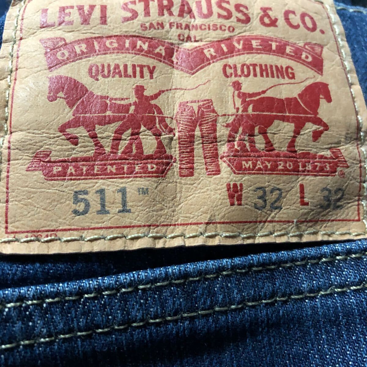 Levis リーバイス511ストレッチ　スリム　デニム32_画像5