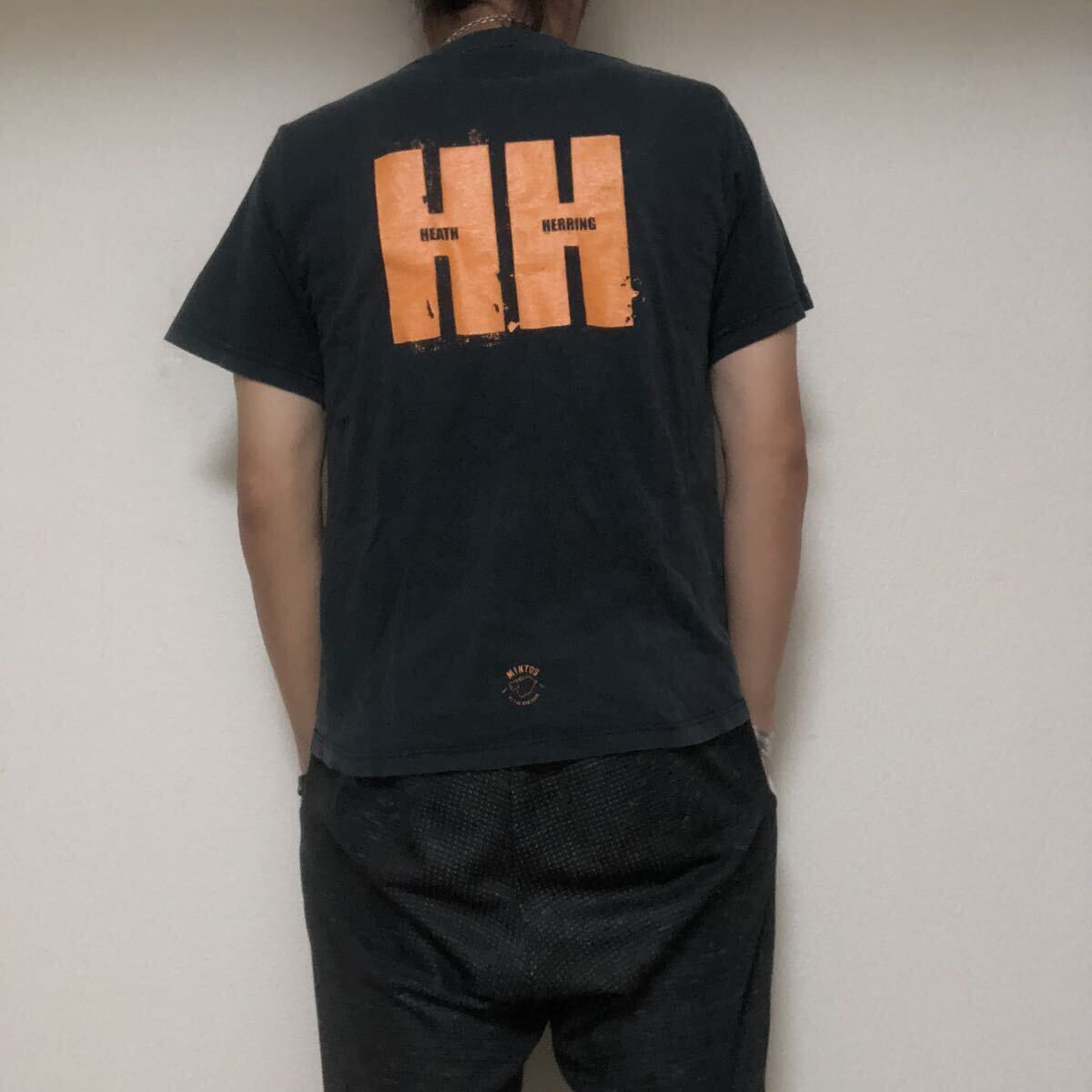 USA製PRIDE beams ヒースヒーリングHeath Herring TシャツS総合格闘技　アンビルanvil 00s Y2K_画像2