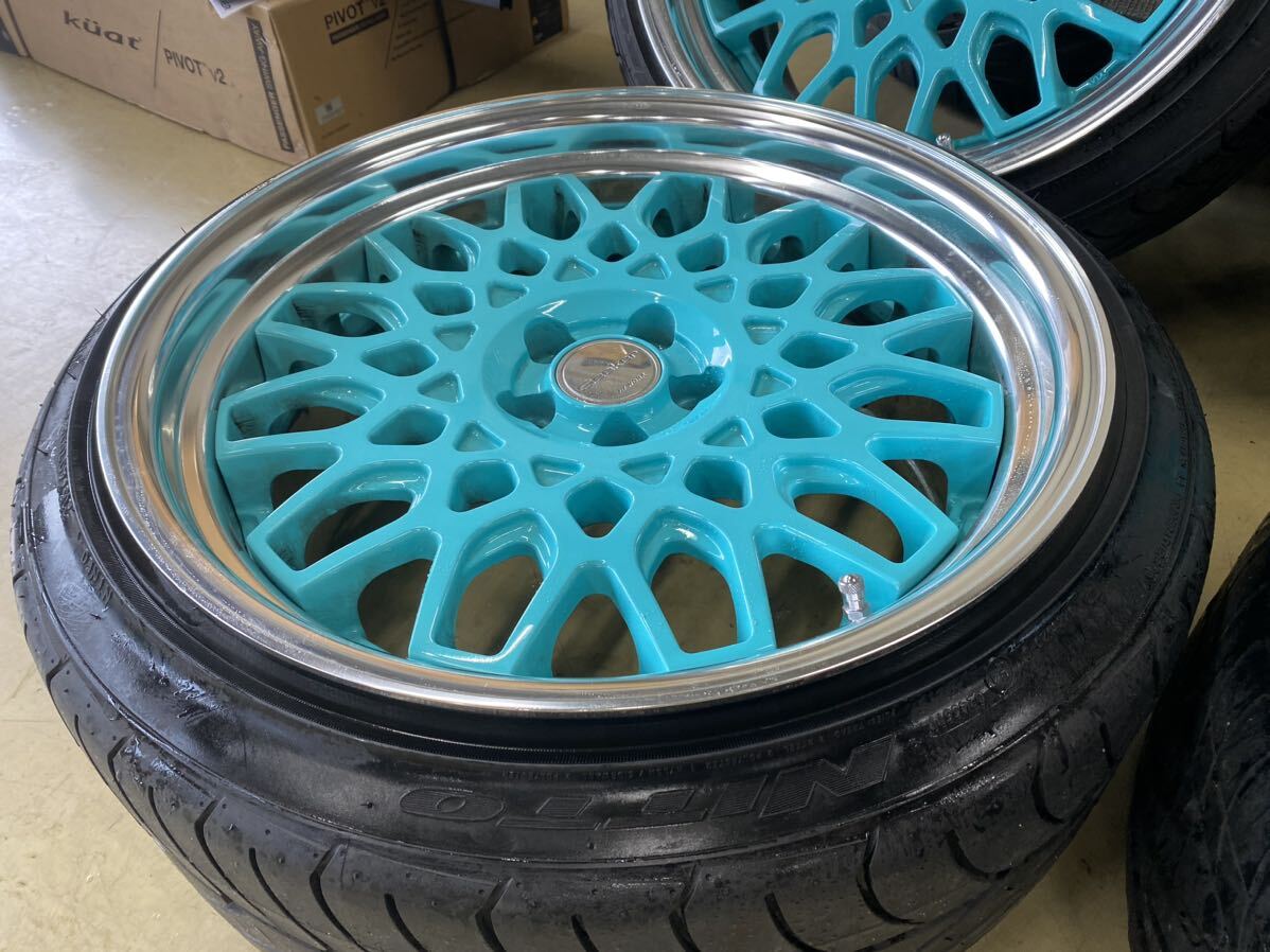 WORK SEEKER CX ワーク シーカーCX 8.5J+30 9.5j+35 PCD100 5穴4本　215/40r18 Nitto プリウス　86 BRZ インプレッサ　ゴルフ_画像3