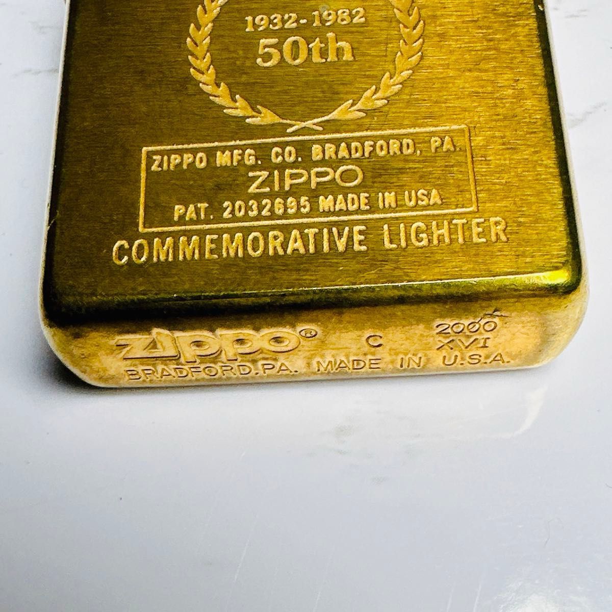 ZIPPO solid brass COMMEMORATIVE 50周年