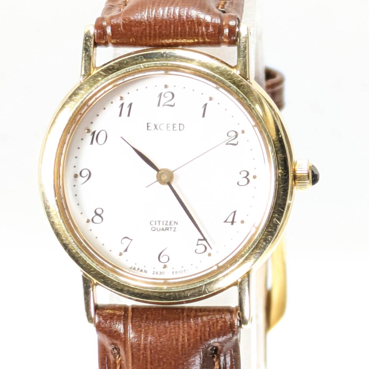 CITIZEN EXCEED レディース 電池ベルト交換済み稼働品 y-64 CITIZEN EXCEED レディース 電池ベルト交換済み稼働品 y-64