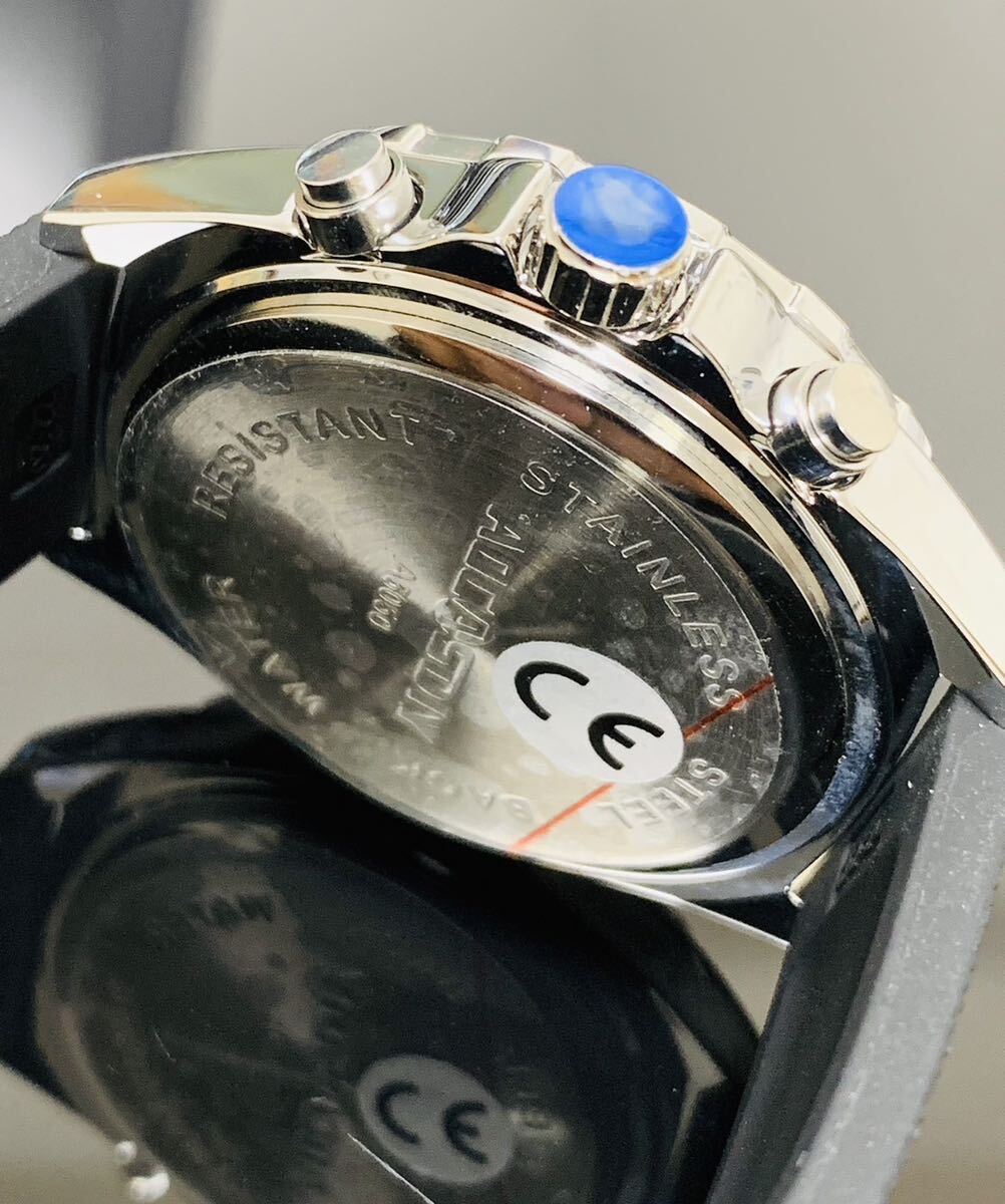 大谷翔平　応援セール　メンズ腕時計 クォーツ サーフィン　クロノグラフスーツ　オマージュ　防水腕時計　1595d高品質　ベゼル可動モデル_画像8