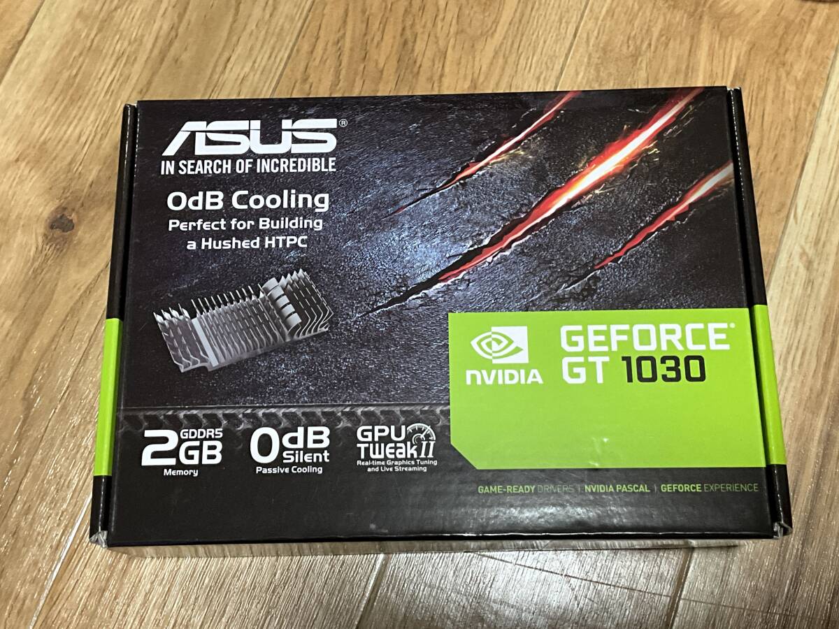 動作確認済み ASUS GeForce GT 1030 2GB ロープロ ファンレス GT1030-Sl-2G-BRKの画像1