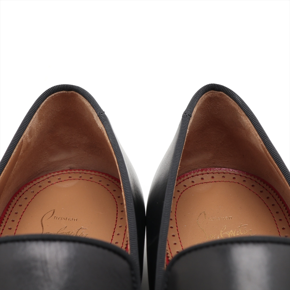 極美品 クリスチャンルブタン ダンデライオン レザー ローファー 43 1/2 28.5cm 靴 シューズ 革靴 紳士 ビジネス メンズ MMM Z18-2_画像10