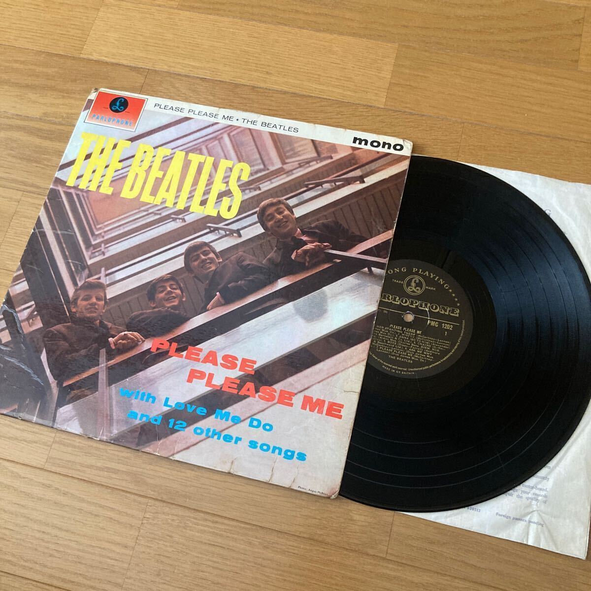 BEATLES　Please Please Me　ゴールドパーラフォン　英国オリジナルモノラル盤　プリーズプリーズミー　MONO　ビートルズ　_画像1