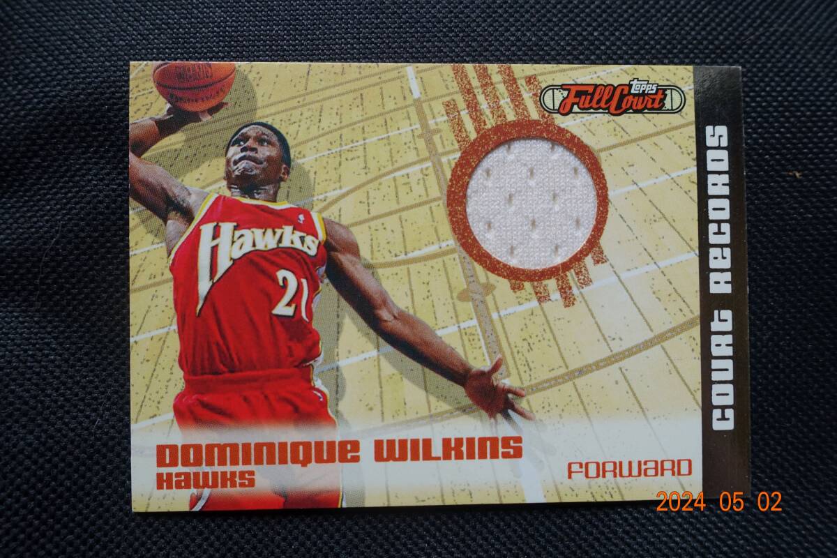 Dominique Wilkins 2006-07 Topps Full Court Court Records Rellics #121/499の画像1