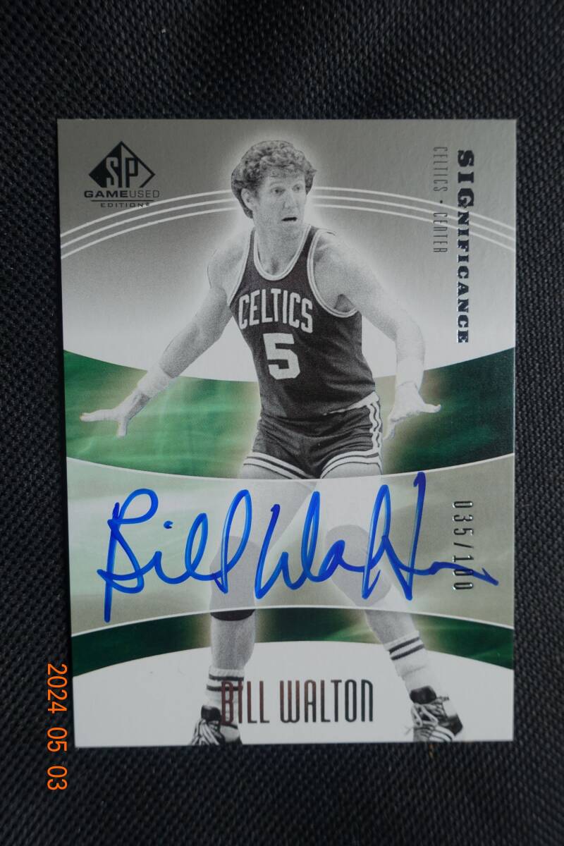 Bill Walton 2004-05 SP Game Used SIGnificance #035/100の画像1