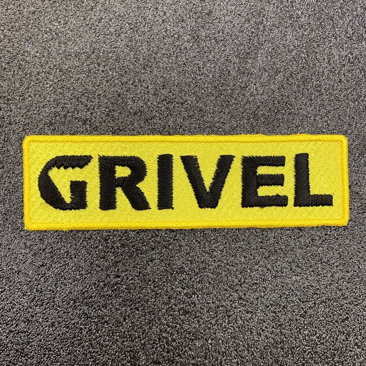 GRIVEL グリベル 文字ロゴ 黄 98×28mm アイロンワッペン - トレッキング 登山 ロック クライミング - sonntagpatches 定形郵便送料無料の画像2