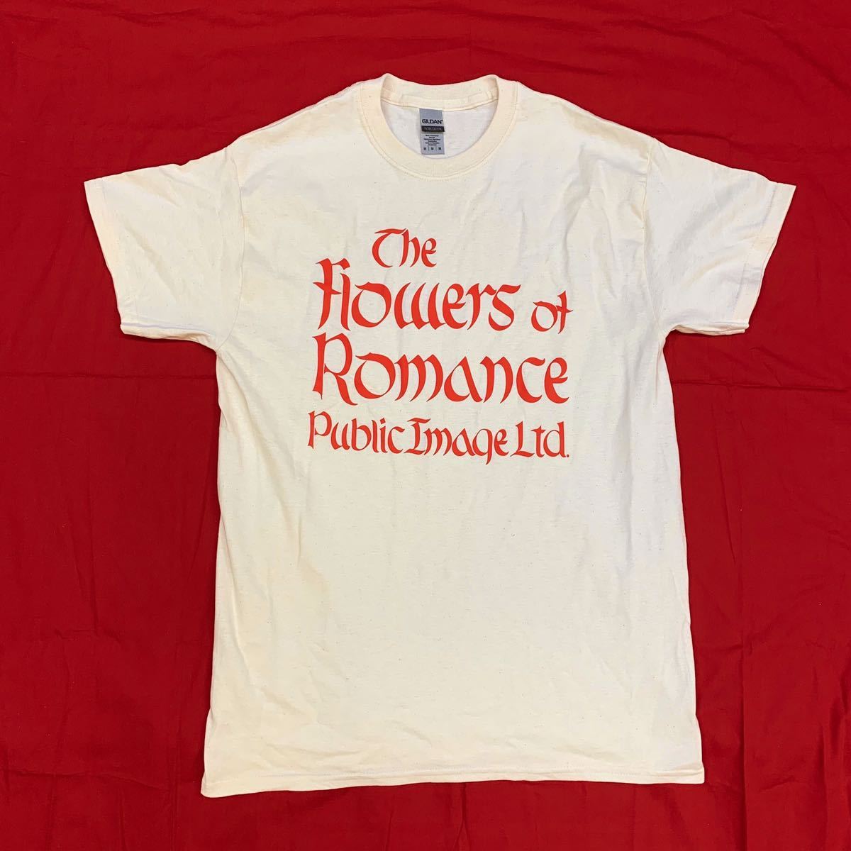 =検品済輸入品= 缶バッジ付 3サイズ有(要希望サイズメッセージ) Flowers of Romance PIL Public Image Limited Tシャツ - sonntagtshirts_画像2
