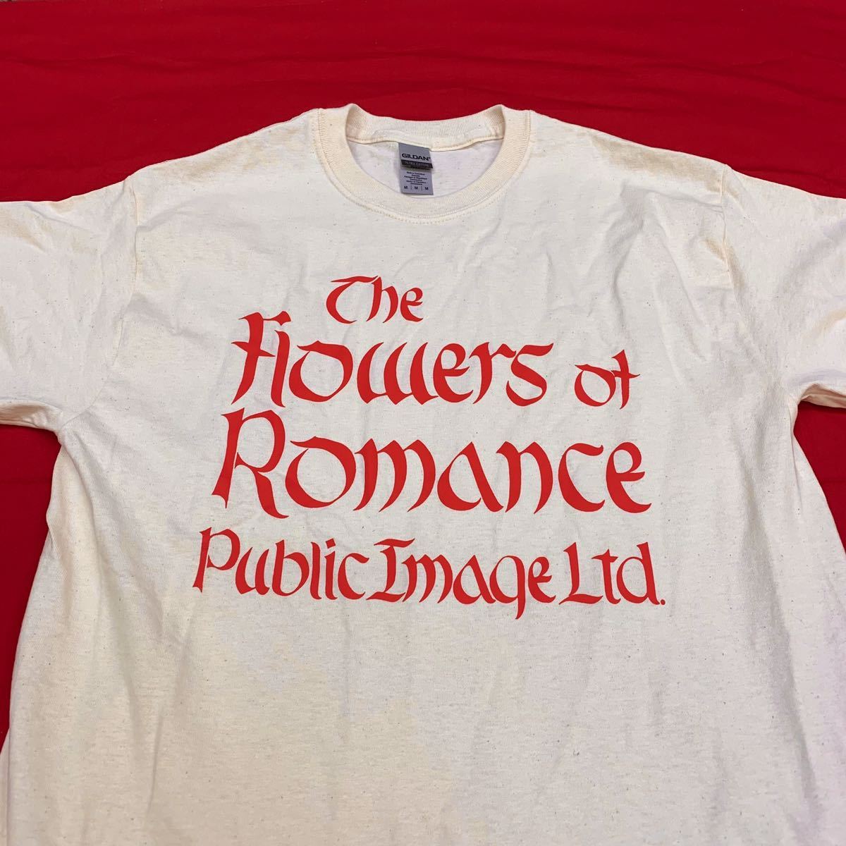 =検品済輸入品= 缶バッジ付 3サイズ有(要希望サイズメッセージ) Flowers of Romance PIL Public Image Limited Tシャツ - sonntagtshirts_画像3