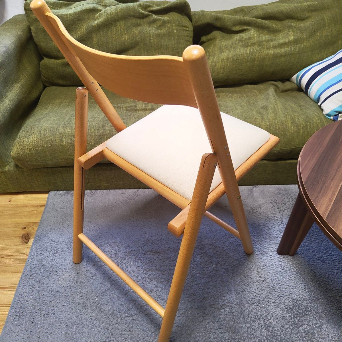 無印良品　折りたたみ木製チェア　むじるし　椅子