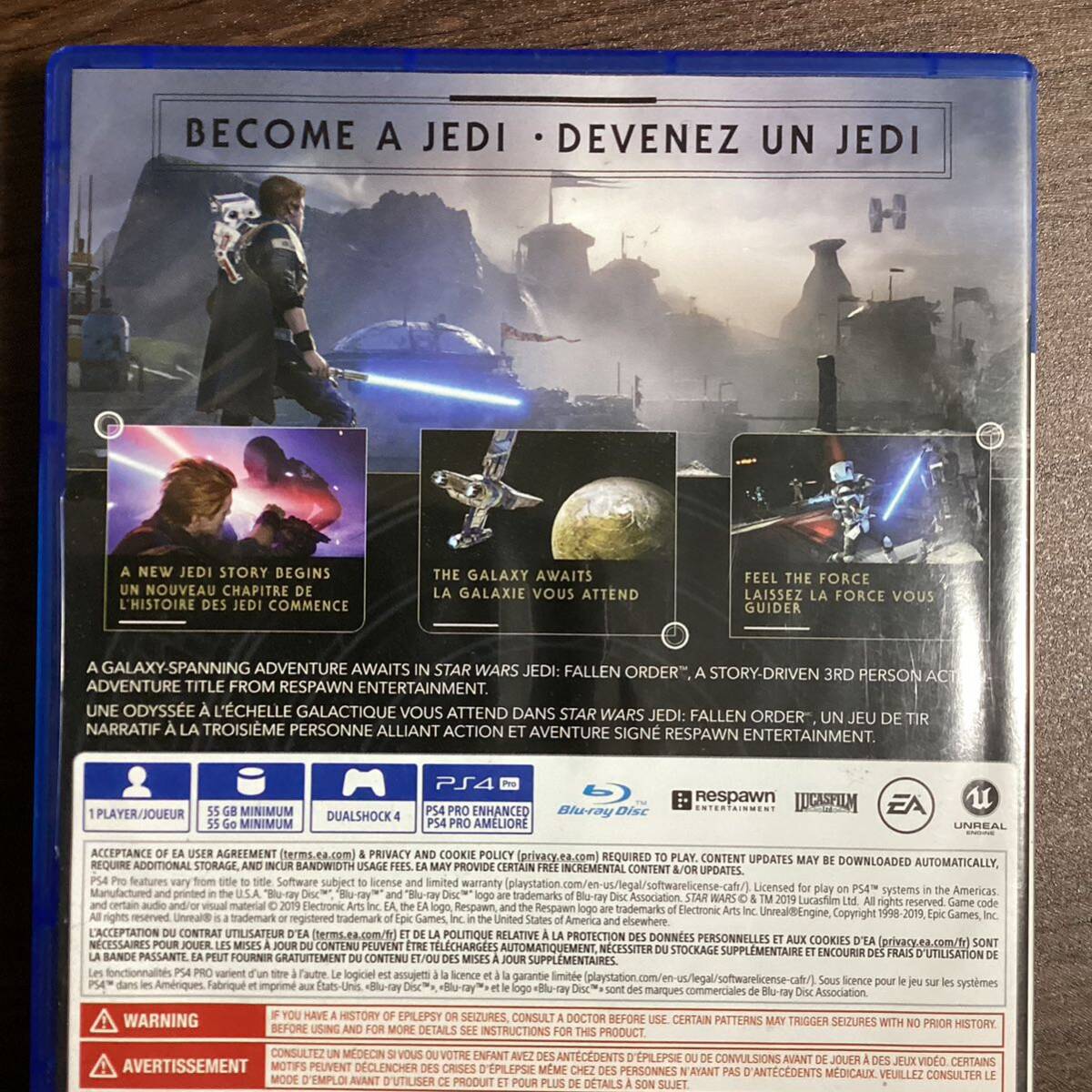 【PS4】Star Wars JEDI Fallen Order スターウォーズ ジェダイ フォールンオーダー 輸入版 ゲームソフト _画像4